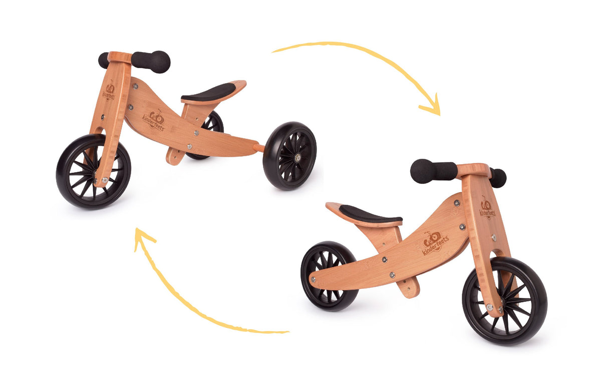 Kinderfeets retro wooden online balance bike